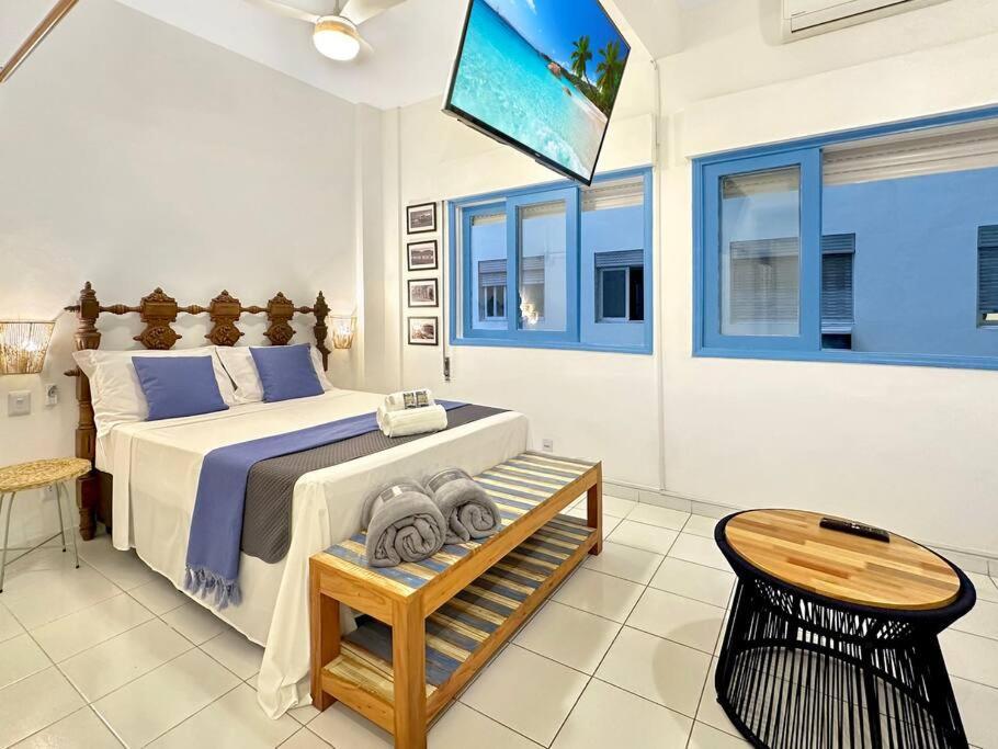 Apartament Facing The Sea Ac Basilica Embare Bars&Restaurants Santos  Zewnętrze zdjęcie